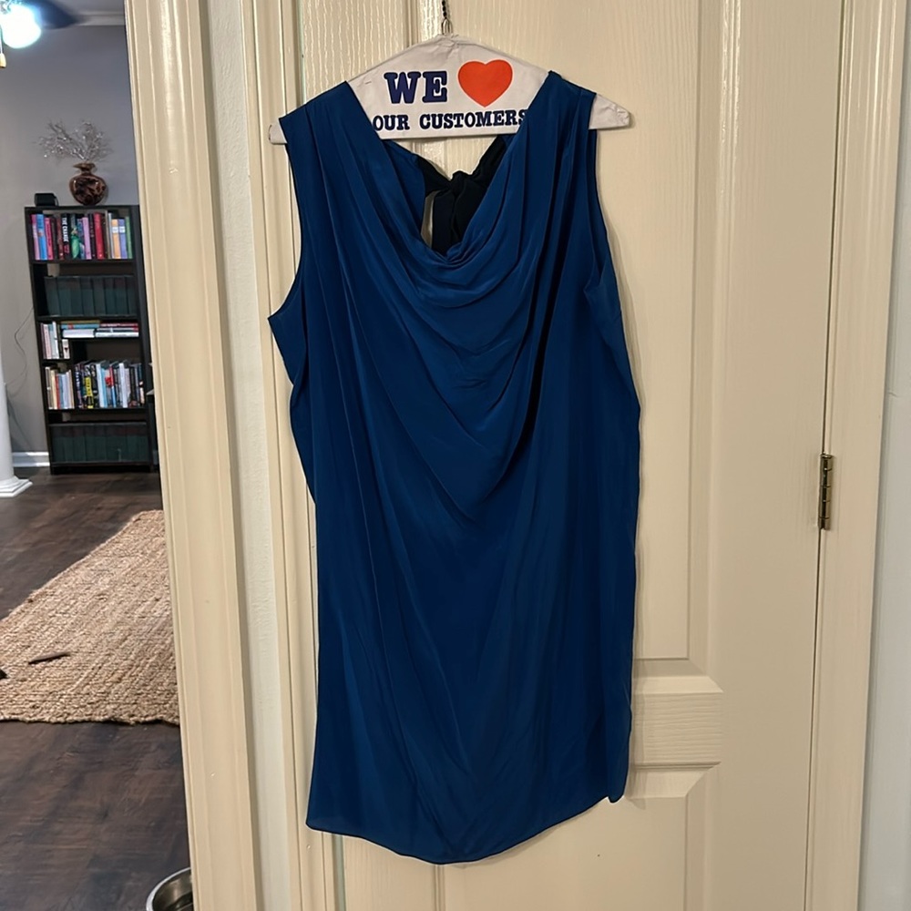 Geren Ford Blue silk dress